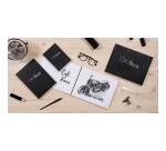 Graf'Book 360° carnet cousu dos brut 100F A4 100g F - Noir