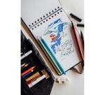 Rhodia Touch Mixed Media Book, papier Paint'On extra-blanc 250g - 15x15 cm, 64 pages - Noir