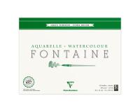 Fontaine bloc collé 4 côtés 25F 30x40cm 300g grain torchon