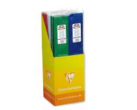 CRÉPON MÉTALLISÉ, 30 sachets d'1 feuille pliée 72g/m2 au format 2,50x0 ,50m (en présentoir) - Assortiment