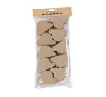 Set de 10 petites boites nuages 6x6x3cm - Kraft