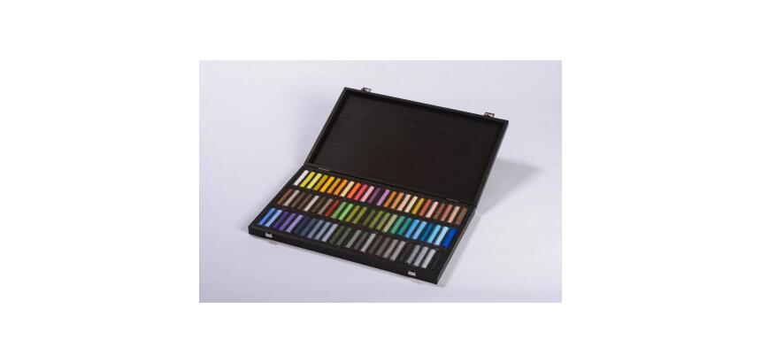 Coffret bois 72 Pastels - Paysage