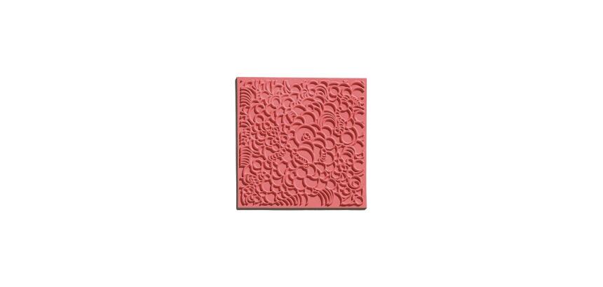 Cernit plaque de texture Bubbles - Gris