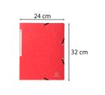 Folder Elastic w/o Flap+Label A4 Lime