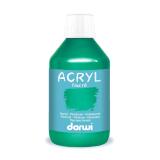 Darwi Flacon de 250 ml de Peinture Acrylique Universelle Nacrée - Vert nacré