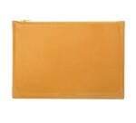 Pochette multifonction en cuir, grand modèle - Ambre