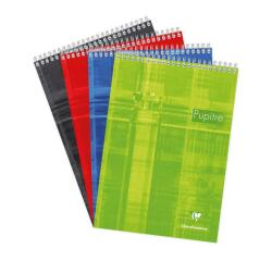 Bloc Pupitre reliure intégrale A4 80 feuilles détachables lignées + marge Couleur aléatoire