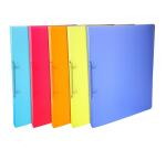 Iderama plastic coated 4 ring binder, 30 mm spine, assorted colours - Assorted colours