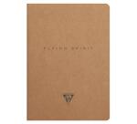 Flying Spirit piqûre textile A5 96 pages ligné motifs assortis papier ivoire 90g - Kraft