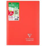 Cahier piqué Koverbook A4 96 pages grands carreaux couverture polypropylène opaque 100% recyclé