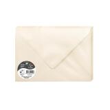 Paquet de 20 enveloppes Pollen 162x229mm 120g/m² - Ivoire irisé