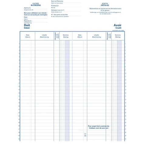 Actionnaires - Aandeelhouders SC/CV.