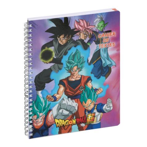 Cahier de textes Dragon Ball S Rose 17 x 22 cm - Visuel