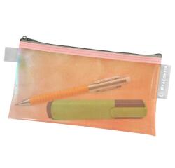 Pochette à fermeture éclair en plastique souple Candy Tidy - DL - Couleurs assorties