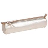 CUIRISÉ - Trousse ronde Ø5,5x22 cm - Gris