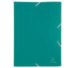 Chemise à élastique 3 rabats Polypropylène 4/10e Opaque Eco - A4 - Couleurs assorties