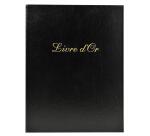 Livre d'or Balacron avec titre 100 pages blanches - 27x22 cm vertical - Couleurs assorties