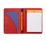 Rhodiarama livret porte-bloc N°12 pour bloc ou carnet format B7 - Coquelicot