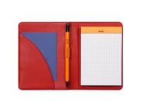 Rhodiarama livret porte-bloc N°12 pour bloc ou carnet format B7 - Coquelicot