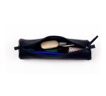 CUIR TEINTÉ Trousse Ø5,5x22 cm Bleu foncé