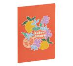 Dolce Amore, Carnet cousu fil A5 14,8x21 cm, 64 pages, ligné, ass.