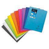 Cahier dessin/croquis Koverbook reliure intégrale enveloppante A4+ 100 pages papier blanc 125 g couverture polypropylène transparent - Assortis