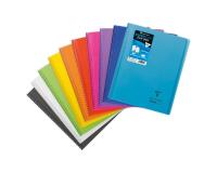 Cahier dessin/croquis Koverbook reliure intégrale enveloppante A4+ 100 pages papier blanc 125 g couverture polypropylène transparent - Assortis