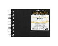Goldline carnet spiralé 50F A6 140g paysage - Blanc