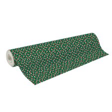 Papier cadeau Alliance, largeur 70 cm - Rouleau de 50 m, Bonnets Noël - Vert