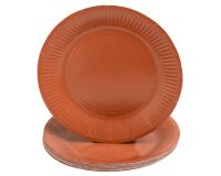 Runde Pappteller, 20 Stück, Ø 23 cm, 100% plastikfrei