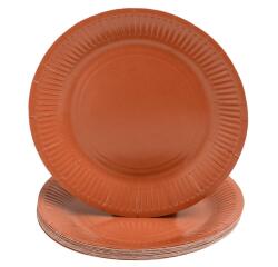 20 Assiettes en carton rondes, 23 cm
