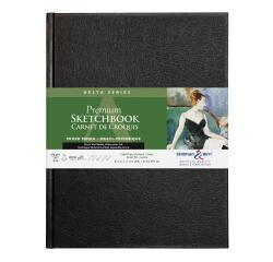 Delta Series carnet rembordé rigide 26F A4 270g - Ivoire