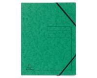 Chemise à élastique sans rabats carte lustrée 355gm2 - A4 - Vert
