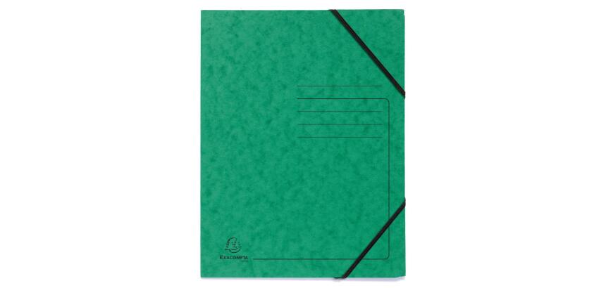 Chemise à élastique sans rabats carte lustrée 355gm2 - A4