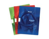 Cahier Dessin scolaire piqué 7000 24x32 cm 96 pages uni 120g - Assortis