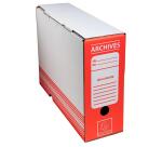 Scatola archivio dorso 100mm cartone ondulato - 25x35cm