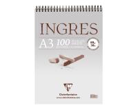 Ingres Etude bloc spiralé 100F A3 80g