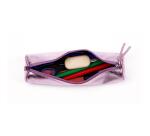 MIROR CUIR Trousse ronde Ø5,5x22 cm Miror Rose