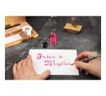 Encre 1670 à paillettes dorées 15ml - Fuchsia de Magellan