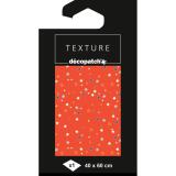 Papier Texture Décopatch n°868 -1 feuille 40x60cm - Rouge