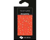 Papier Texture Décopatch n°868 -1 feuille 40x60cm - Rouge