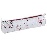 COSMICUIR Daim Trousse ronde Ø5,5x22 cm Cerise