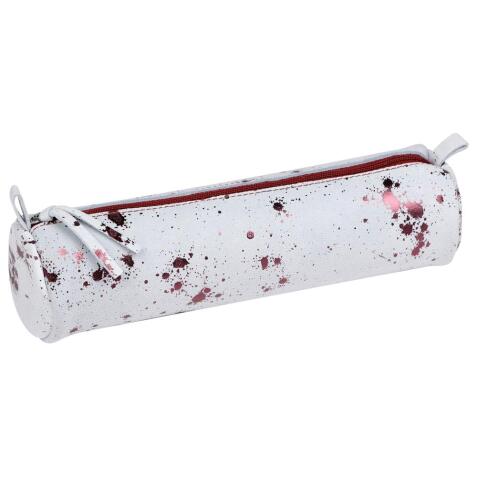 COSMICUIR Daim Trousse ronde Ø5,5x22 cm Cerise