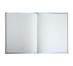 Guest book 100p gold 27x22 Ellipse grey