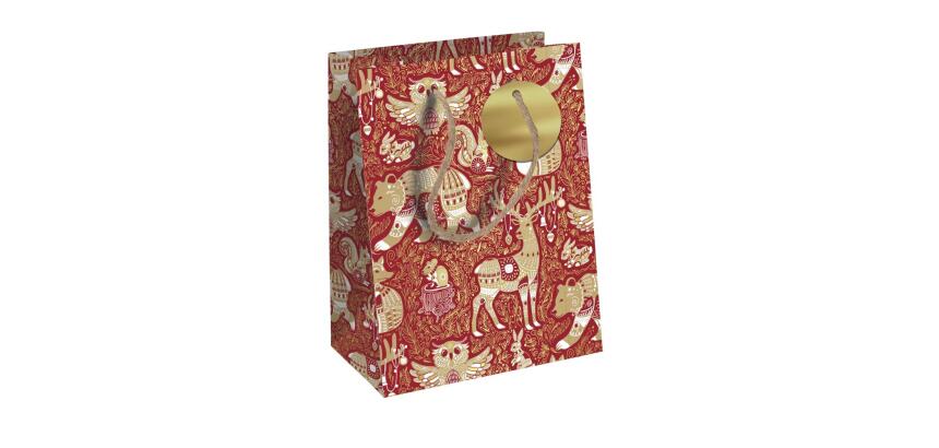 Red Forest, sac moyen 21,5x10,2x25,3 cm - Rouge
