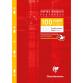Copies doubles sous étui A4 100 pages perforées grands carreaux