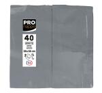 Paquet de 40 serviettes micro gaufrées ouate 2 plis - pliées 1/8