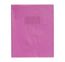 Protège-cahiers grain cuir PVC 22/100ème 17x22 cm