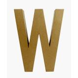 Lettre W fantaisie - Kraft