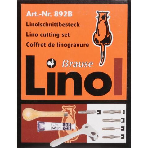 Coffret de linogravure.